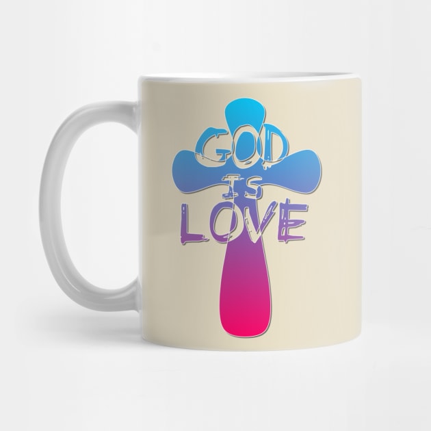 God is Love Cross by AlondraHanley